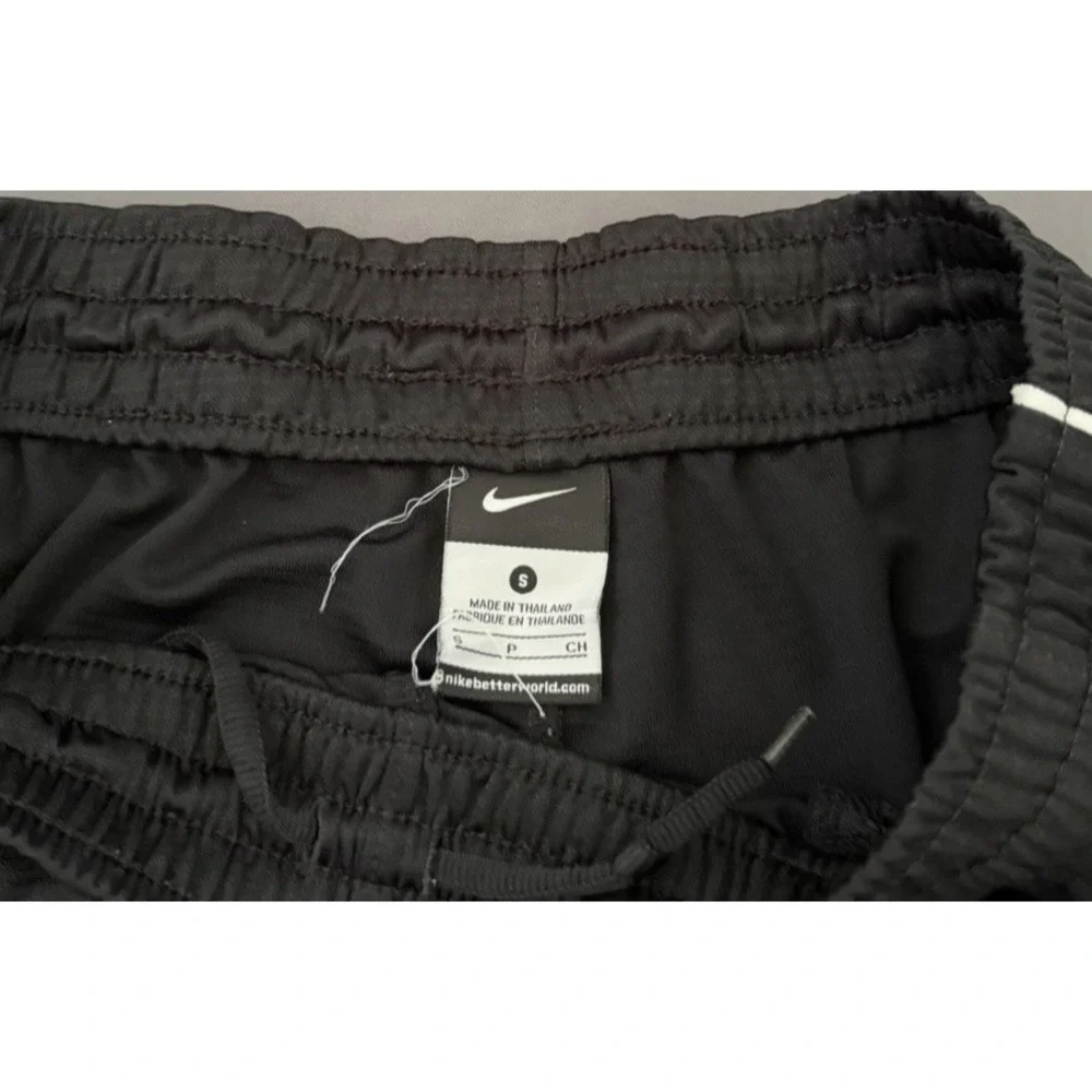 Nike Basketball Shorts Mens Size Small Black White Pockets Elastic Waist 405996